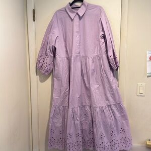 Maeve Anthropologie Bettina eyelet dress